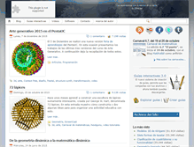 Tablet Screenshot of geometriadinamica.cl