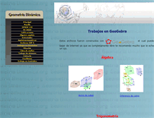 Tablet Screenshot of geogebra.geometriadinamica.org